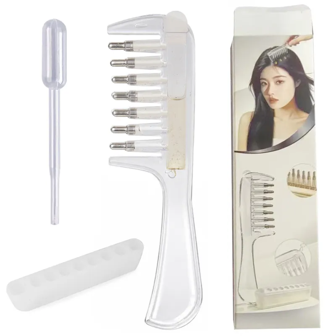 2-Pis Hair Oil Applicator Brush Comb