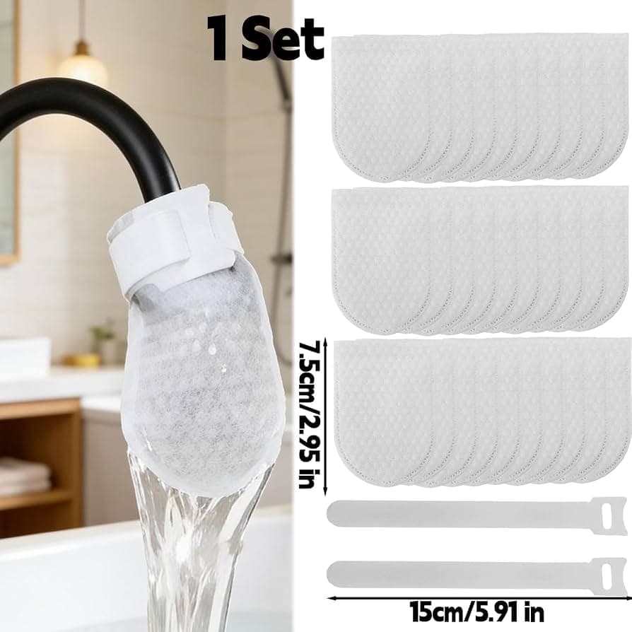 ( 30 Pcs) Disposable Tap Filter Bags: বালি-ময়লা আটকান সহজে