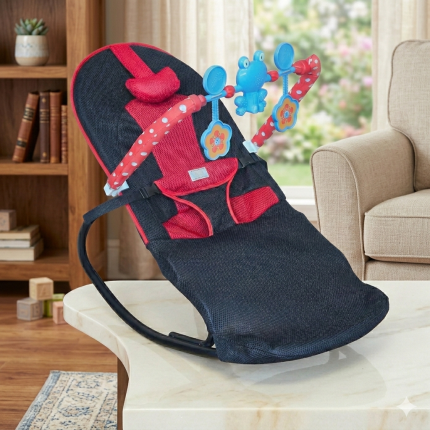 Premium Baby Rocking Chair - আরামদায়ক বেবি রকিং চেয়ার (Adjustable & Portable)